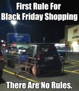 Black Friday shopping pic